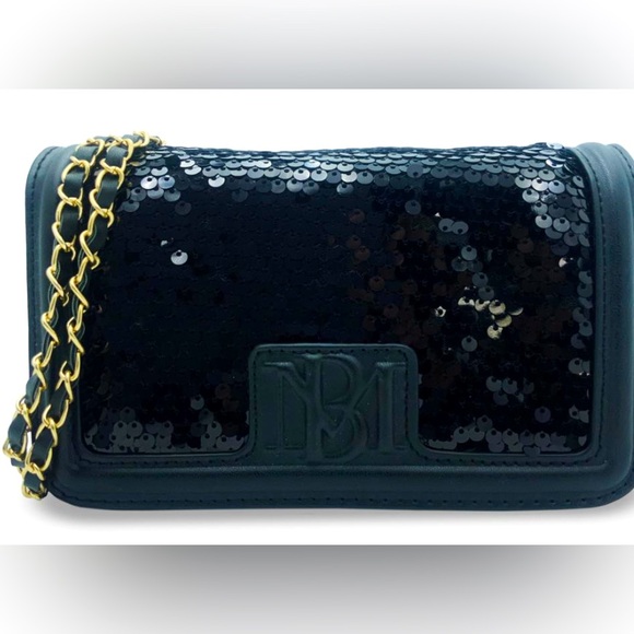 Badgley Mischka Sequin Crossbody Bag NWT - Picture 1 of 10